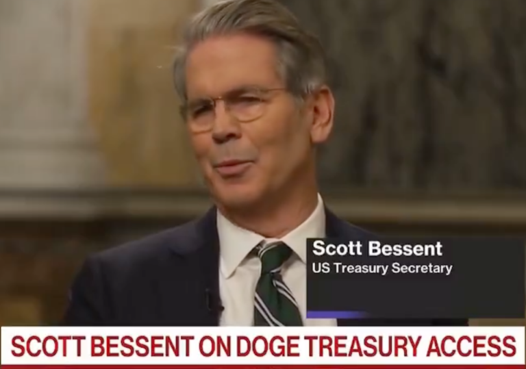 No DOGE: NY judge says not even Treasury Sec. Bessent may see Treasury Dept. data